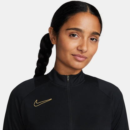 Nike Dri-FIT Academy Survêtement, Noir/doré métallique, M Femme